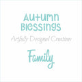 Autumn Blessings Stencil