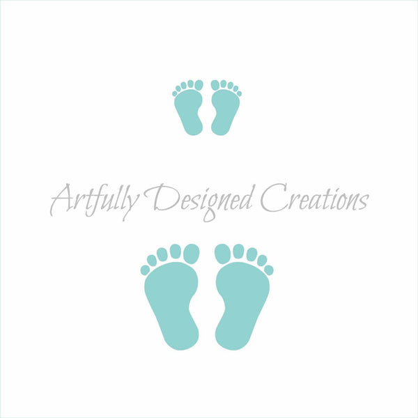 Baby Feet Stencil