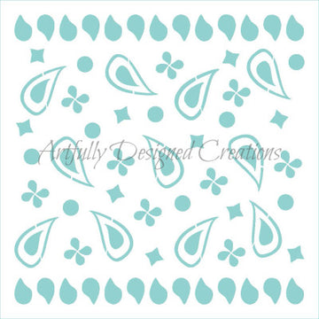 Bandana Print Stencil
