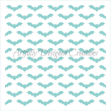 Bat Stencil Background