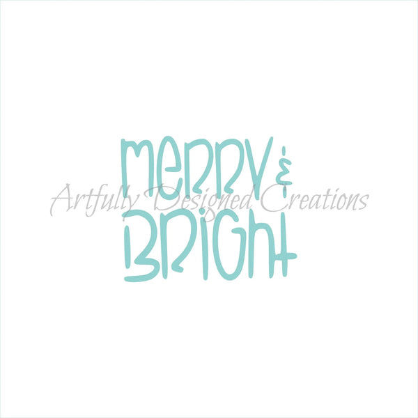 Blyss Merry & Bright Stencil/ Cutter Combo