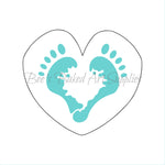 Blyss Baby Baby Feet Stencil/ Cutter Combo