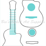 Blyss Acoustic Guitar Cutter/ Stencil Combo