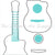 Blyss Acoustic Guitar Cutter/ Stencil Combo