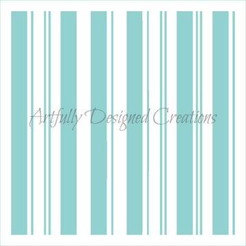 Candy Cane Stripes Stencil Background