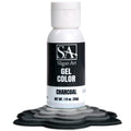 Charcoal Gel Color by The Sugar Art 1 oz