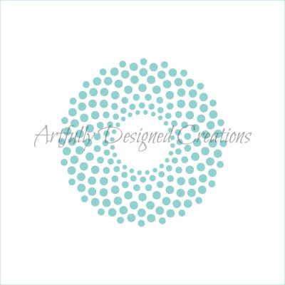 Circle Burst Stencil