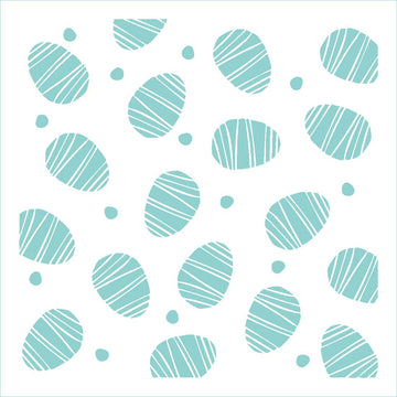 Easter Egg Stencil Background