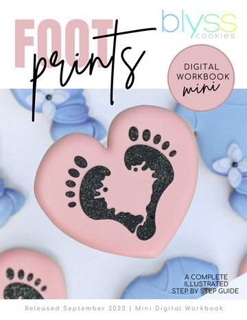Blyss Baby Baby Feet Stencil/ Cutter Combo