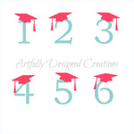Graduation Numbers Stencil