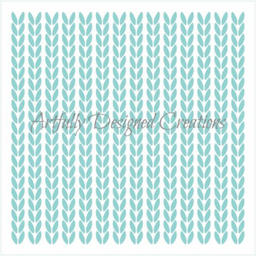 Knit Pattern 1 Stencil Background