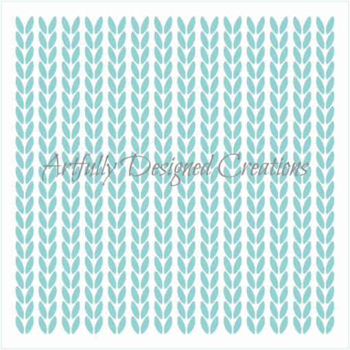 Knit Pattern 1 Stencil Background