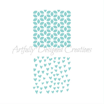 Mini Cookie Background Stencil 4