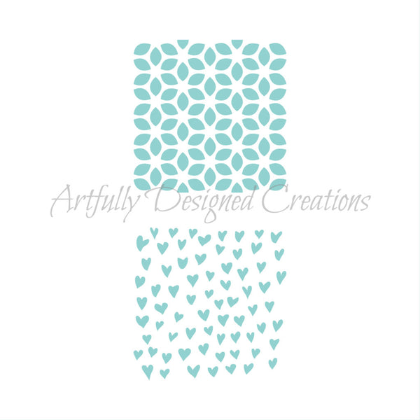 Mini Cookie Background Stencil 4