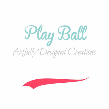 Play Ball Stencil