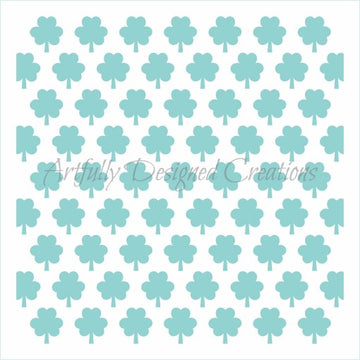 Shamrocks Background Stencil Background