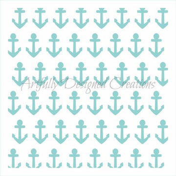Anchor Stencil Background