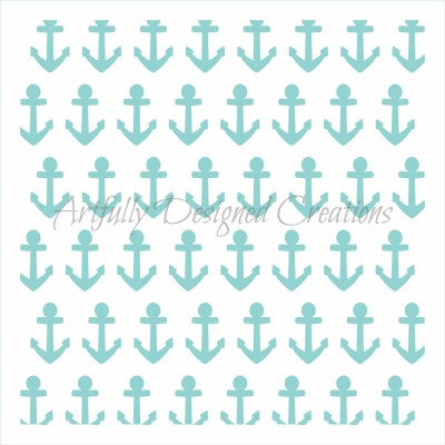 Anchor Stencil Background