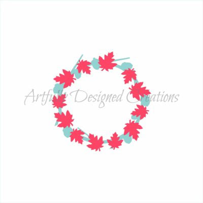 Autumn Wreath Stencil