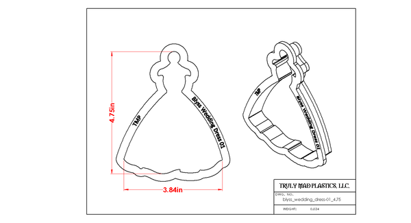 Blyss Wedding Day Stencil/ Cutter Combo