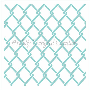 Chain Link Stencil