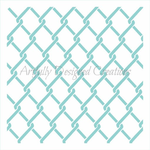 Chain Link Stencil