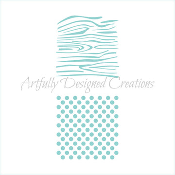 Mini Cookie Background Stencil 3