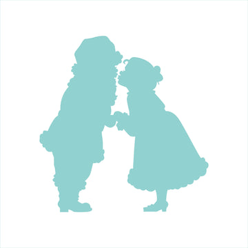 Mr & Mrs Claus Stencil