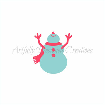 Snowman Stencil