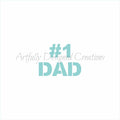 #1 Dad Stencil