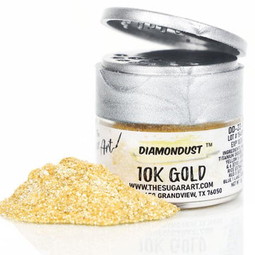 10K Gold Diamond Dust by The Sugar Art 3 gm