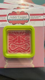 ADC Tiki Face Cookie Cutter by LC Sweets