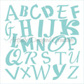 Alphabet Stencil Background