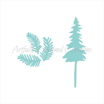 Blyss Pine Tree Stencil
