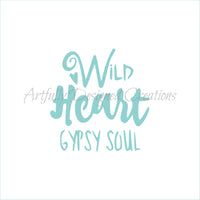 Blyss Wild Heart Gypsy Stencil