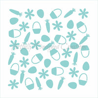 Easter Background Stencil
