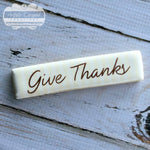 Give Thanks Stencil