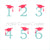 Graduation Numbers Stencil