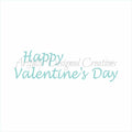 Happy Valentine's Day Title Stencil