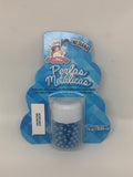 Metallic Pearls "Perlas Metalicas" Medium 4mm 16 gm - Cyan