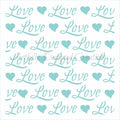 Love Background Stencil Background