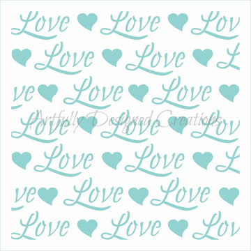 Love Background Stencil Background