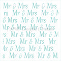 Mr and Mrs Background Stencil Background