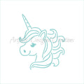 PYO Unicorn Stencil