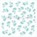 Palm Trees Stencil Background