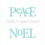 Peace Noel Joy Love Stencil