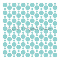 Polka Dots Alternating Stencil