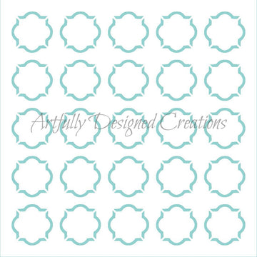 Individual Quatrefoil Stencil