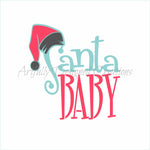 Santa Baby 2 Part Stencil