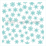 Snowflake Background Stencil